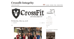 Desktop Screenshot of crossfitintegrity.com